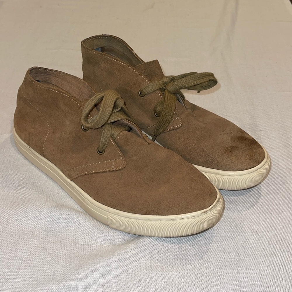 Polo Ralph Lauren Joplin Suede Leather Chukka Boots in Natural 7.5